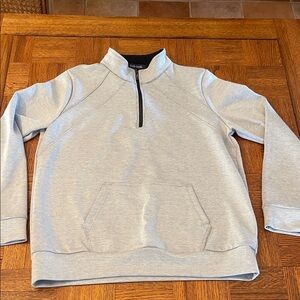 Laila Jayde Light Gray 1/4 Zip-Up pullover LP